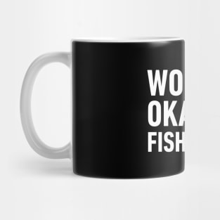 World's Okayest Fisherman-Fisherman Funny Sayings Mug